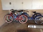 2 beach cruisers tricycle pictured no longer available 4 beach chairs, and sand toys